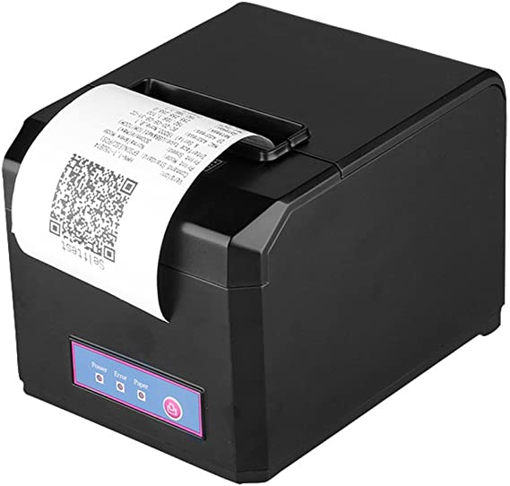 Impresora de ticket 80mm USB + Ethernet Excelvan E801